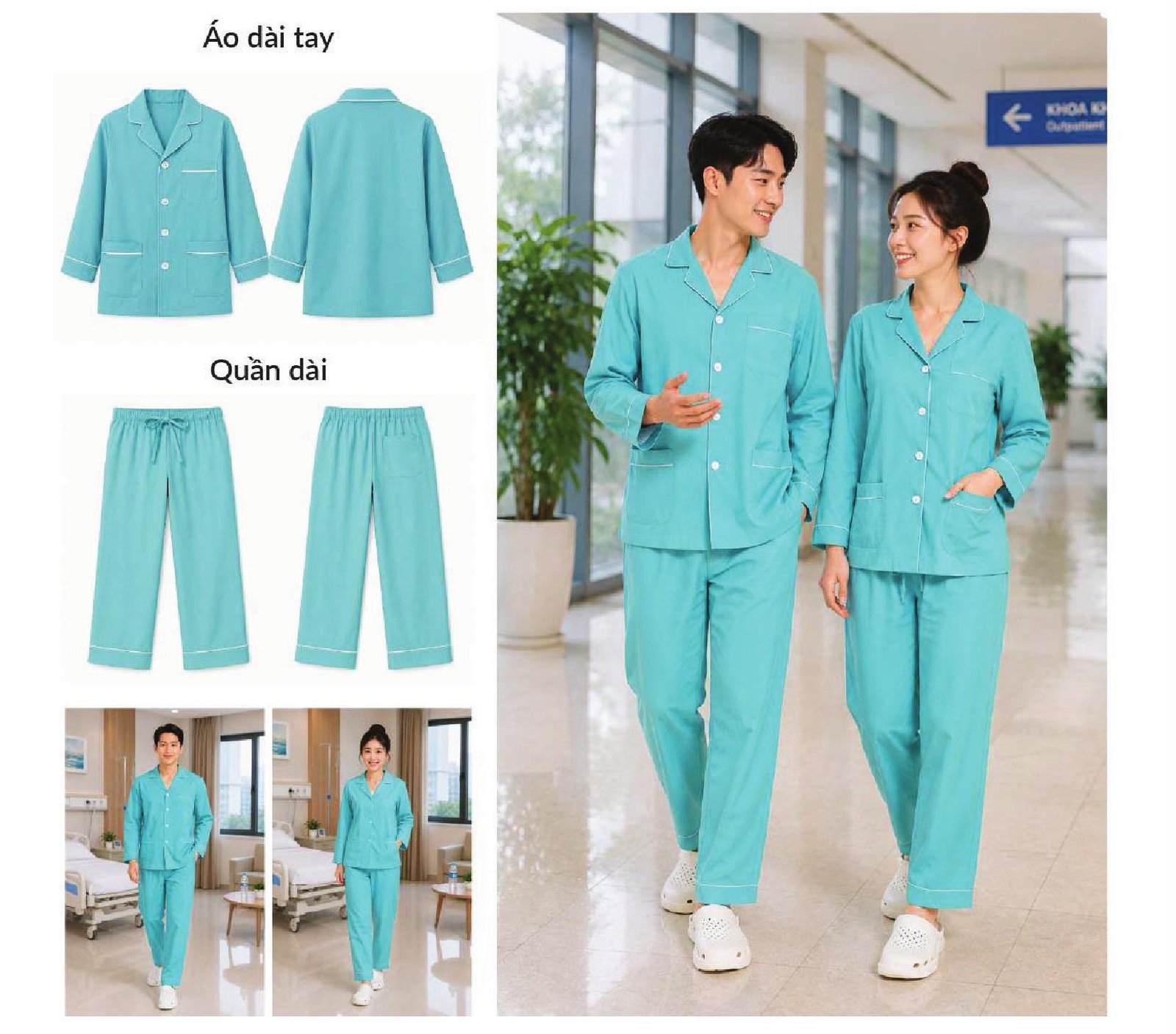 Trang phục người bệnh - Việt Đức